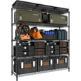 thumbnail image 4 of Storage Shelves Wire Shelving Heavy Duty Metal Storage Shelving Unit Adjustable Garage Shelving Rack Pantry Kitchen, 4 of 6