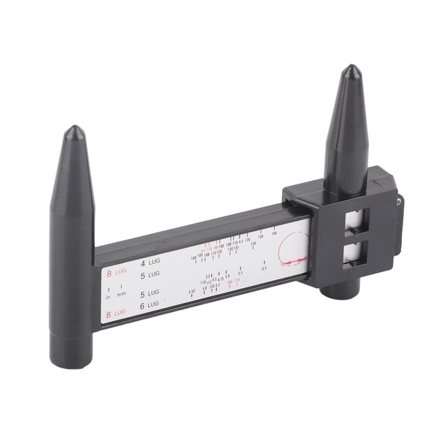 Wheel Bolt Ruler,Car Wheel Rim Bolt Wheel Rim Gauge Wheel Rim Bolt Pattern Gauge Expertly Crafted