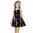 thumbnail image 6 of hengsof Girls Fashion Printed Sleeveless Tank Dress, Summer Crew Neck Camisole Dress for Beach Vacation, Suitable for 4 to 15 Years, 6 of 8