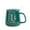 Green L, variant on Huayishang Coffee Cups Letter Ceramic Mug Couple Coffee Cup Gift Set Mug Creative Milk Mug Water Cup, Kitchen Essentials Clearance Sale Green