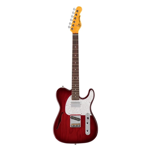 Guitarra Eléctrica Tribute Series ASAT Classic Bluesboy Semihollow Color Redburst G&L