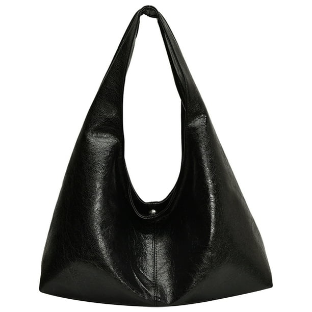 Bolso Hombro Axila Retro Al Aire Libre Color Sólido PU para Mujer