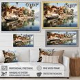 thumbnail image 4 of Designart "Niles Reflection Egypt The painting" Cityscapes Floater Framed Wall Art Living Room, 4 of 7