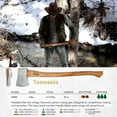 thumbnail image 3 of 1844 Helko Werk Germany Classic Tasmania Competition Axe - Made in Germany Timber Sporting Axe, Wood Chopping Axe, Racing Axe for Timber Sport - Head 4lbs, Handle 31in (Tasmania) #10498, 3 of 9