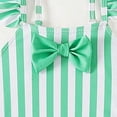 thumbnail image 6 of Xudanell Baby Swimsuit Girl Toddler Bathing Suit Girl Summer Beach Bikini Tankini 2-Piece Swimwear 3-24 Months 2t-5t (Green, 4-5 Years), 6 of 7