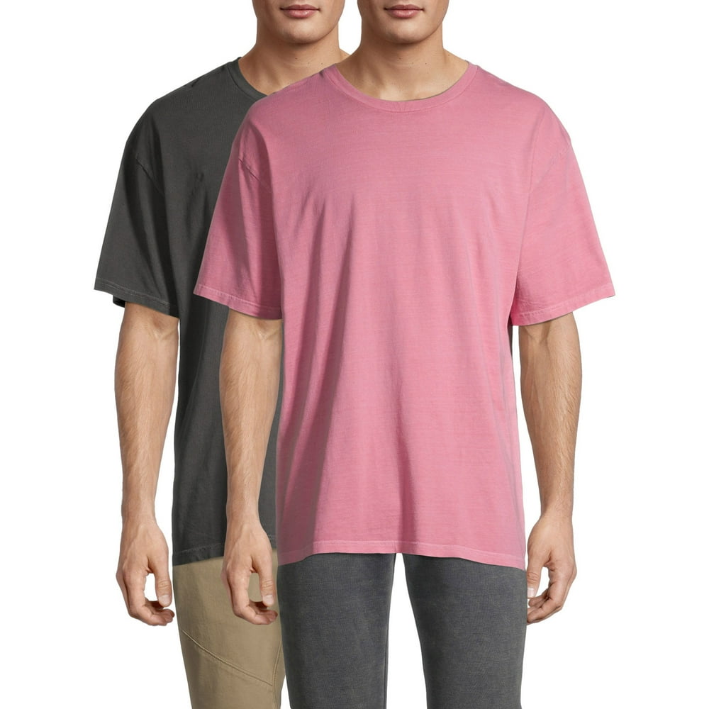 No Boundaries No Boundaries Men's Oversized TShirt, 2Pack Walmart
