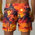 thumbnail image 5 of MELDVDIB Mens Swim Trunks Floral Printed Quick Dry Beach Shorts Fashion Casual Loose Drawstring Waisted Beach Swimsuits, 5 of 5
