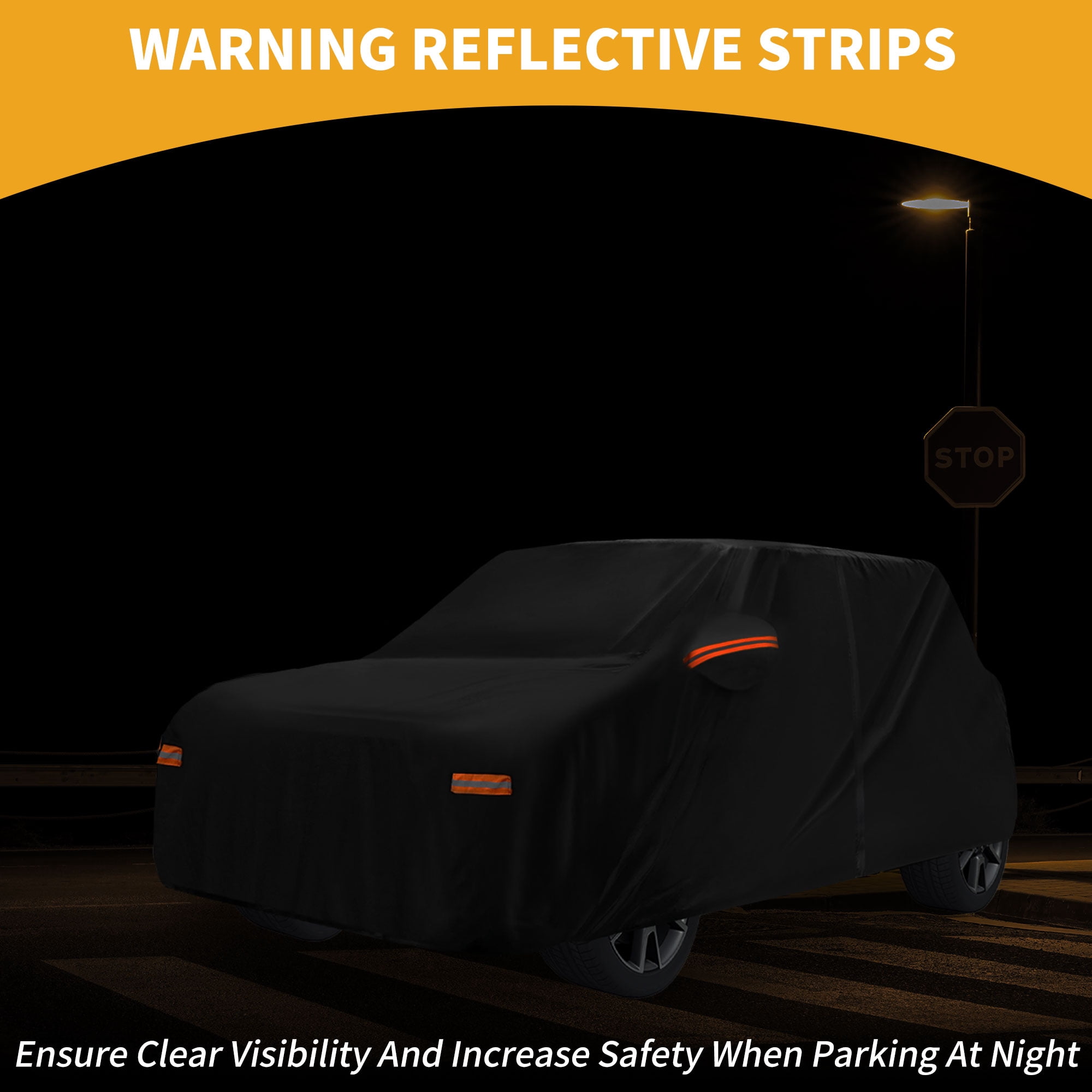 Unique Bargains Durable Waterproof Car Cover Black for Mini Cooper 4DR