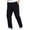 Black, variant on Puntoco Men's Solid Color Cargo Pants, Loose Straight‑Leg Pants Multi‑Pocket Casual Work Trousers with Flap Pockets for Outdoor Daily Wear Khaki XS