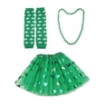 thumbnail image 1 of Conjunto de disfraz para el día de San Patricio, falda de tul para regalos, cosplay, juego de rol festivo, 1 of 8