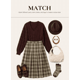thumbnail image 4 of Eytino Women Sweaters V Neck Casual Long Sleeve Loose Solid Knit Pullover Sweater Autumn Tops, 4 of 11