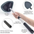 thumbnail image 3 of Windshield Cleaning Tool, Car Window Cleaner Windshield Cleaner with 4 Reusable and Washable Microfiber Pads and Extendable Handle Auto Inside Glass Wiper, 3 of 12