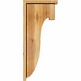 thumbnail image 3 of Ekena Millwork 6"W x 12"D x 28"H Del Monte Rough Sawn Corbel w/Backplate, Western Red Cedar, 3 of 9
