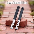 thumbnail image 2 of 2-in-1 Paver Removal Tool with Hex Wrench, 2 Pcs Set Paver Puller Tool with Double Joint Scraper, Micro-Tooth Groove & Non-Slip Handle, 2 of 4
