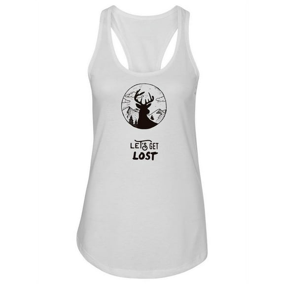 Let's Get Lost Tank Women -Image by Shutterstock, Female XX-Large