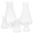 thumbnail image 1 of CTIRCHIU 6Pcs Clear Plastic Graduated Bottles with Conical Shape for Chemistry Lab Use, 1 of 6