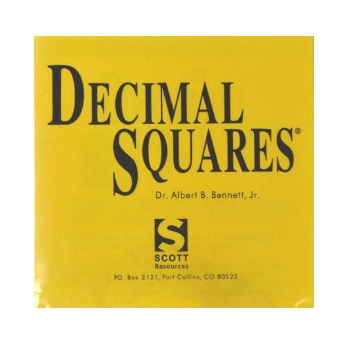 American Educational Squares decimales Starter Set bc1 