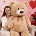 thumbnail image 5 of MorisMos 51'' Giant Teddy Bear Stuffed Animal Soft Big Teddy Bear Plush Toy, 5 of 6