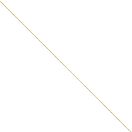 - 14kt Yellow Gold 0.65mm Diamond-Cut Spiga Pendant Chain