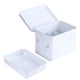 thumbnail image 1 of Organizador de Caja de Medicina Mental Portátil, Caja de Almacenamiento de Medicamentos, 2 Capas de Ahorro de Espacio para Farmacia de Salida Familiar, 1 of 7