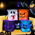 thumbnail image 2 of Halloween Light-Up Basket – LED Lights, Durable & Festive Design for Kids’ Halloween & Party Decor, 2 of 6