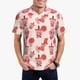 thumbnail image 1 of Balery Boba Milk Tea Camisa Polo de Hombre con Estampado, de Manga Corta y Tejido Medio, Camisa Tipo Golf Polo-X-Large, 1 of 6
