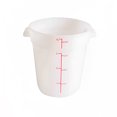 thumbnail image 1 of Thunder Group PLRFT304PP Conteneur de Stockage Alimentaire Rond 4 qt - Polypropylène, Blanc, 1 of 1
