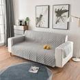 thumbnail image 6 of 100Fens Reversible Couch Cover For Cushion Couch Sofa Cover For Dogs Water Resistants Furniture Protector Cover With Foam Sticks Elastic Straps For Pet Cats, 6 of 6