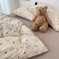 thumbnail image 2 of Juego de ropa de cama Ins, nuevo estilo, funda nórdica bonita de dibujos animados, juego de edredón de algodón de cuatro piezas, funda de edredón para habitación y dormitorio, 2 of 5