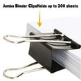 thumbnail image 2 of 48Pcs Bulldog Clips 25mm Binder Clips Foldback Clips Paper Stationary Clamps For Office School Home Kitchen, 2 of 8