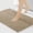 Light Brown, variant on Chenille Bathroom Rugs Mat 32"x20", Non-Slip Bath Mat for Bathroom Floor & BathTub, Washable Shower Shag Bath Rugs, Soft Fluffy Thick Water Absorbent Microfiber Shower Mat, Black Heather