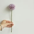 thumbnail image 2 of Muellery Artificial Flower Chrysanthemum Silk Flower Artificial Chrysanthemum Ball Purple TP1A96801, 2 of 7