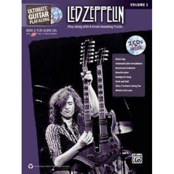 Ultimate Guitare Play-Along Led Zeppelin, Vol 1, Jouer avec 8 Titres à Consonance Géniale (Onglet Guitare Authentique), Livre et 2 CDs (Ultimate Play-Along)
