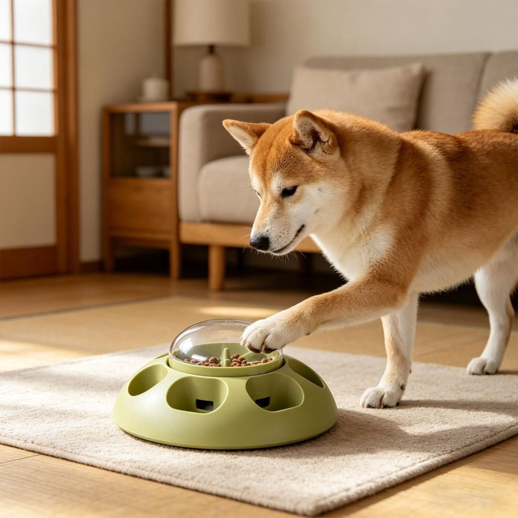 Giaone 2 Pieces ABS Slow Feeder Puzzle Toy That Challenges Your Dog’s Cognitive Abilities