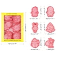 thumbnail image 2 of Baking Christmas Cutter  Set 6 Piece Pattern Kitchen DIY Baking  For Biscuits Pastries Fondant Cakes, 2 of 8