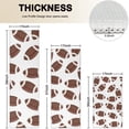 thumbnail image 4 of Brown Footballs Pattern Kitchen Rugs Sets Of 3,Kitchen Runner Rugs Non Skid Washable,Decorative Kitchen Floor Mats for Kitchen,Sink,Laundry,17"x30"+ 17"x47" + 17"x59", 4 of 6