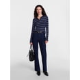 thumbnail image 3 of Scenario Women's and Women's Plus Rib Henley with Long Sleeves, Sizes XS-4X, 3 of 6