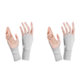 thumbnail image 1 of Guantes Golf para Mujer Deportivos Elásticos Práctica Al Aire Libre (gris), 1 of 9