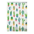 thumbnail image 1 of ITY International - Rideau de Douche en Peva, 71 Pouces x 71 Pouces, Motif Cactus, 1 of 2