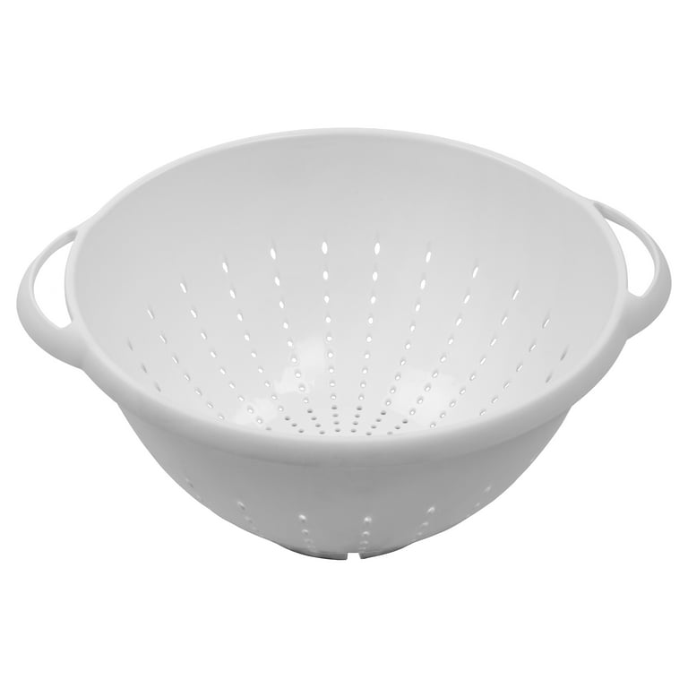 Mainstays Bowl and Colander Set Red Polypropylene Plastic