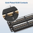 thumbnail image 4 of Patch Panel FGB, 48 puertos, Cat6, 2U, 19 pulgadas, montaje en rack o montaje en pared, 4 of 7