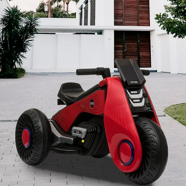 Kids Electric Ride On Motorcycle, 6 Volt Battery Powered Motorized Toy