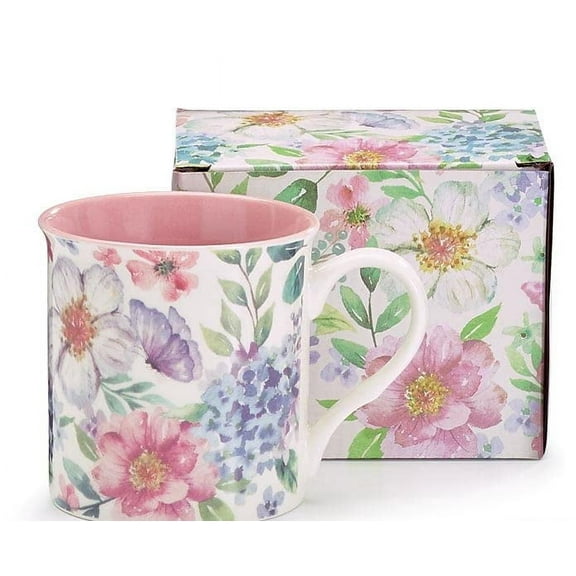 Flower Blooms and Butterflies 11 oz Mug