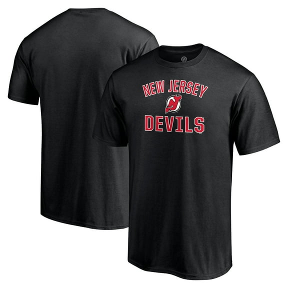 Men's  Black New Jersey Devils Victory Arch T-Shirt
