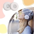 thumbnail image 4 of Xingzhi High Elastic Replacement Ear Pads Easy To And Durable Unisex Sleek Breathable white 1Set, 4 of 6