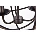 thumbnail image 4 of Elegant Lighting LD4006D14DB 15 x 14 in. Octavia Collection Dark Brown Pendant, 4 of 4