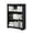 Black, variant on FAGAGA 3-Tier Bookcase,Small Bookshelf Organizer for Bedroom and Living Room, White