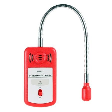 Combustible Gas Detector Portable Gas Leak Location Determine Tester with Sound-light Alarm