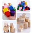 thumbnail image 4 of 2 Inch Wooden Cubes,Wooden Blocks for Arts and Crafts and DIY Projects,Natural Pine Wood Square Blocks,Topboutique Unfinished Wood Blocks for Wood Crafts,8 Pcs, 4 of 7