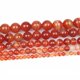 thumbnail image 3 of Xiao Hua piezas de cuentas dispersas de piedra natural roja rayada de 4 mm, cuentas redondas de piedra natural tejidas a mano, pulsera, collar, accesorios de joyería con cuentas, 3 of 5